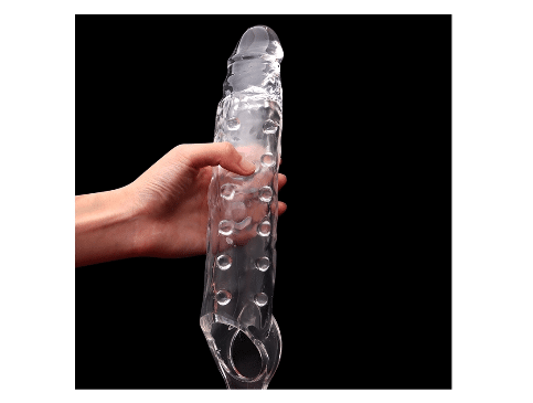 achat gaine penis transparente prolong 22 cm x 5 cm